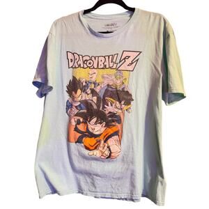 DRAGONBALLZ T-SHIRT SIZE XL light greenish-gray
